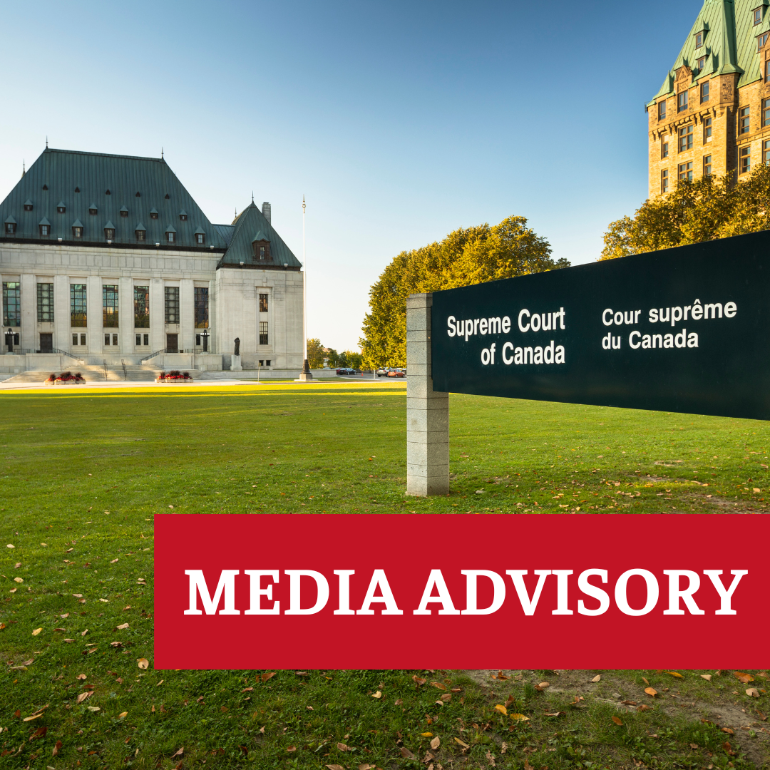 Media Advisory: Organizations seek to clarify Good Samaritan Law at the Supreme Court of Canada